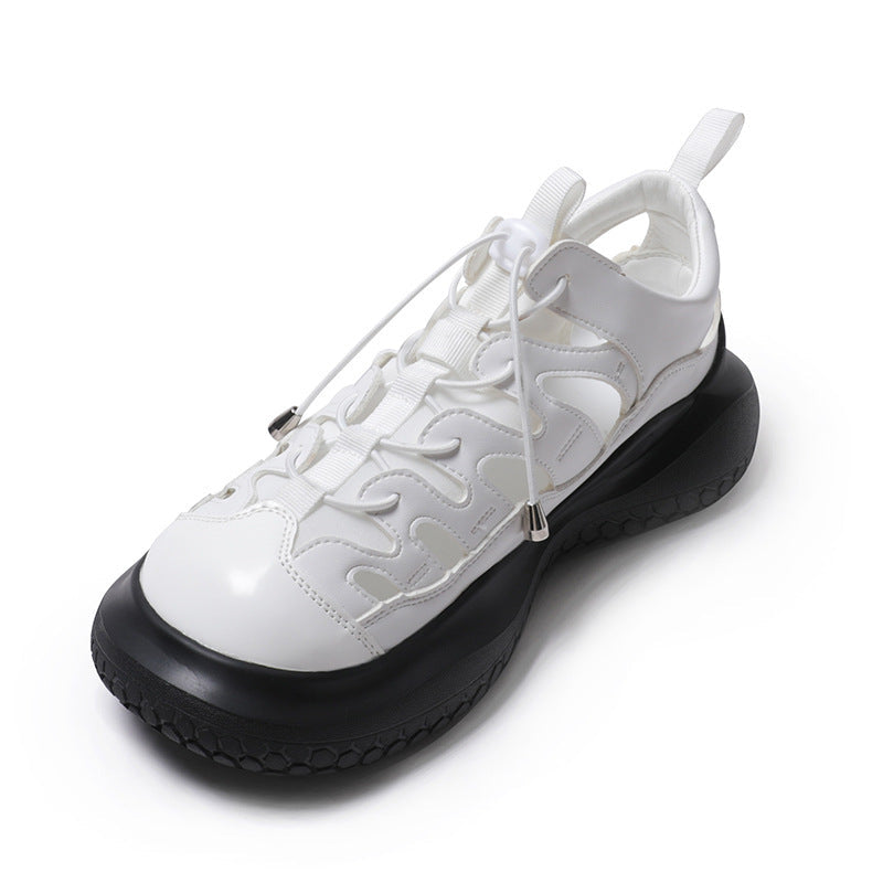 Closed Toe Platform Sports Sandals