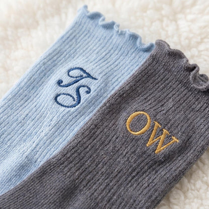 Embroidered Yoga Socks For Children