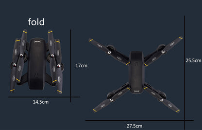 Drone Folding Dual Camera  DM107S Optical Flow Positioning 4K HD Aerial Photography Drone