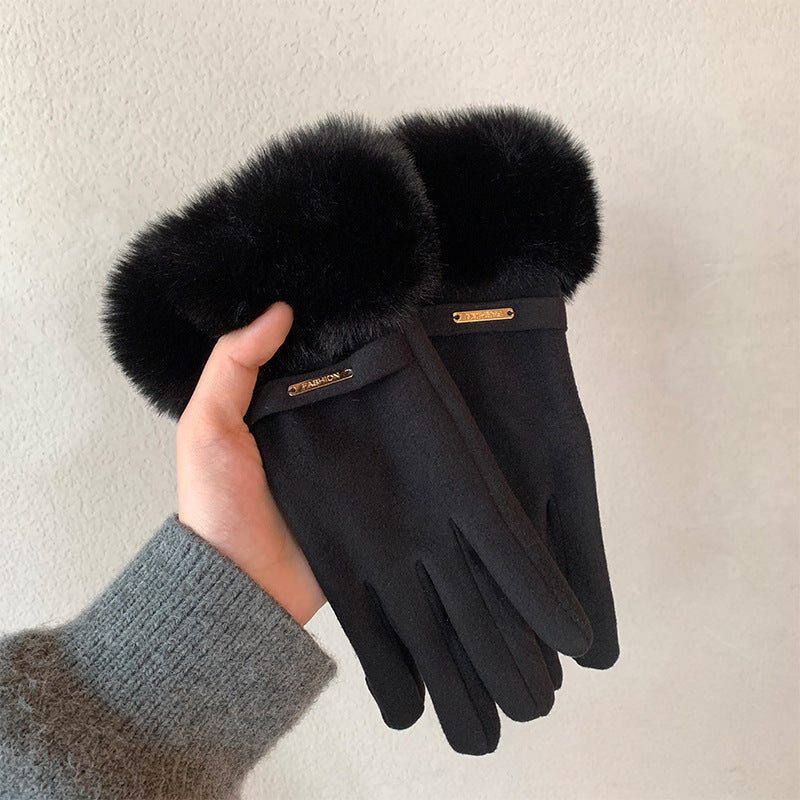 Winter Touch Screen Fleece-Lined Gloves