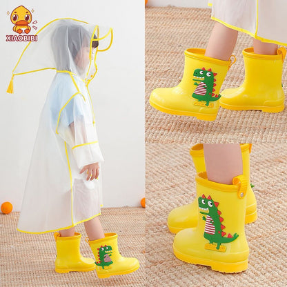Children's Cute Cartoon Non-slip Low-top Rain Boots