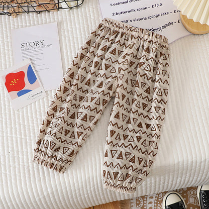 Boys And Girls Sports Casual Pants