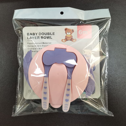 Baby Training Bowl, Infant Feeding Weaning Suction Cup Bowl