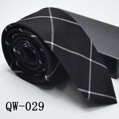 Men's Super Narrow Wool-like Elegant Tie
