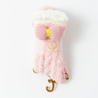 Coral Socks For Children In Autumn And Winter