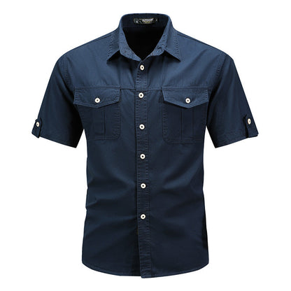 Men Short Sleeve High-end Shirt