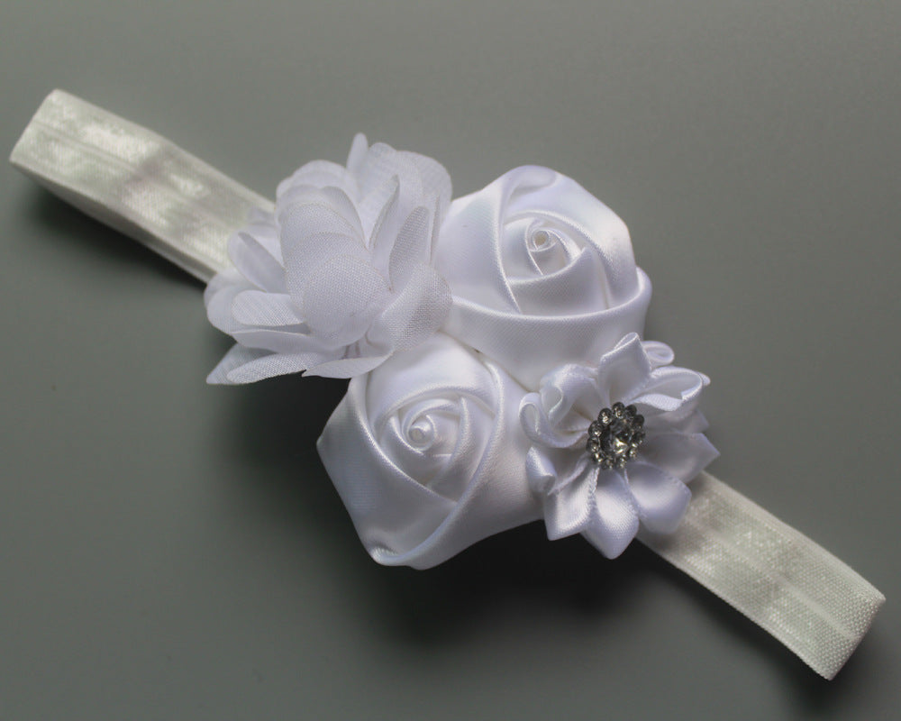 Children's Chiffon Rose Elastic Hair Band