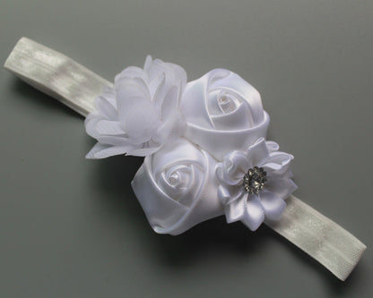 Children's Chiffon Rose Elastic Hair Band
