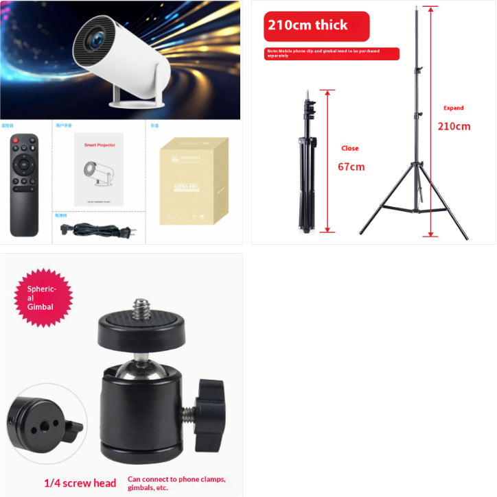 Ultra Short Focus Hy300ultra HD 4K Projector Home Mini