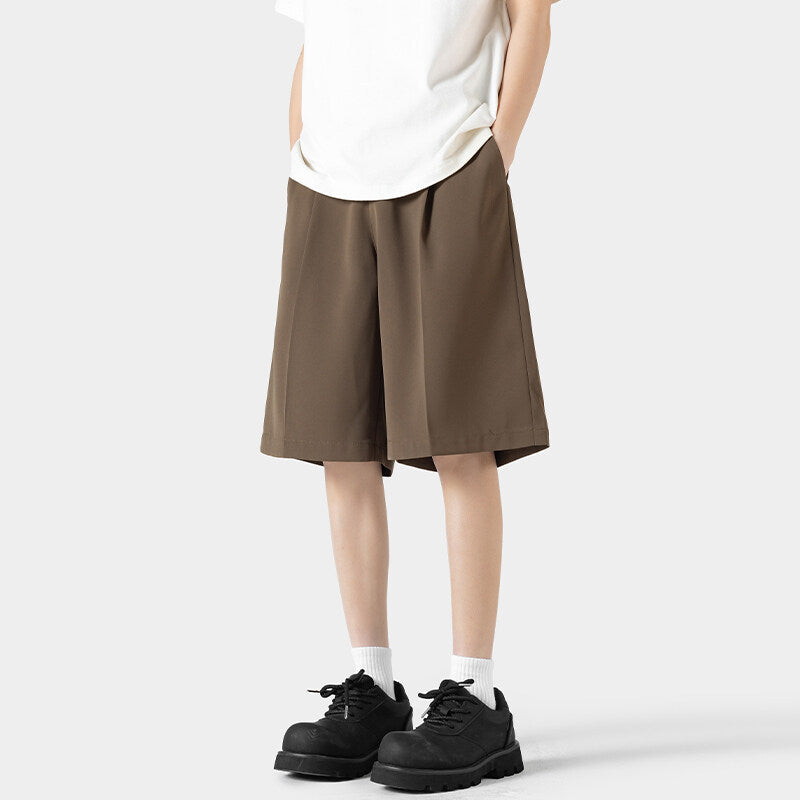 Mens American-style Draping Suit Shorts