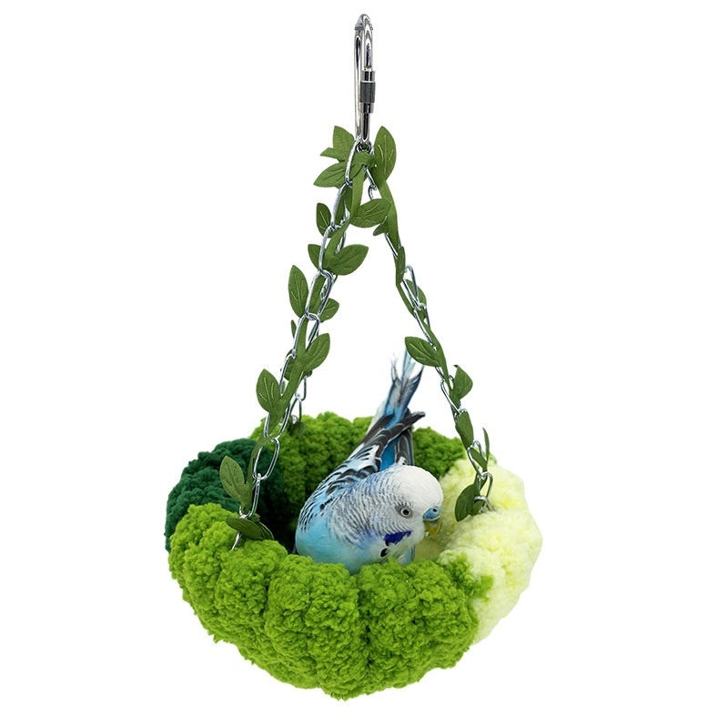 Forest Style Hammock Plush Hammock Bird Nest