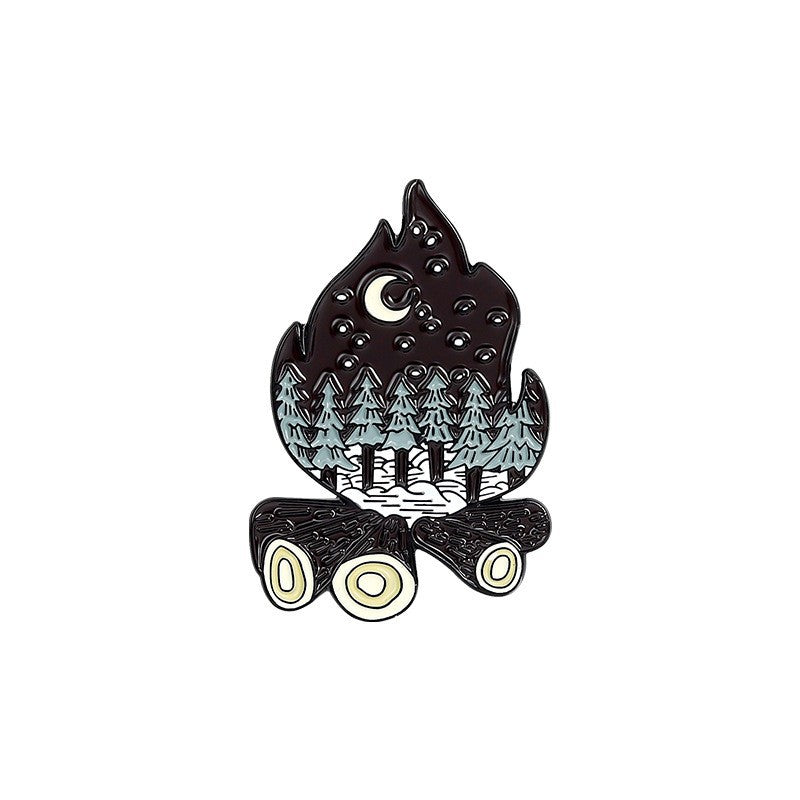 Versatile Alloy Oil-Drop Metal Brooch For All Styles