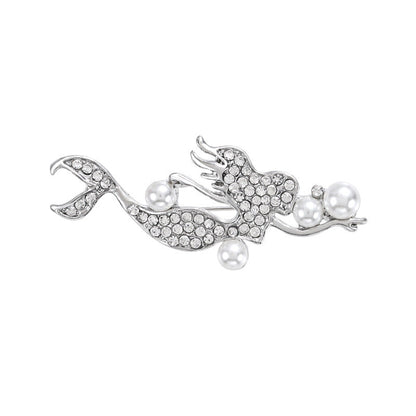 Enamel-dripped Lobster Brooch Accessory For Women