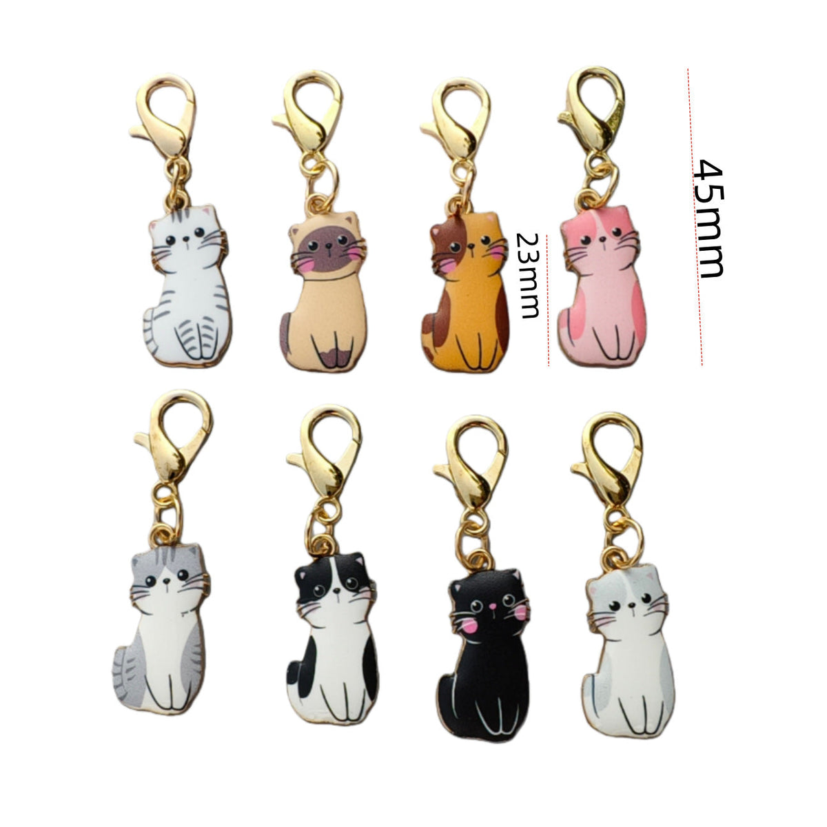 Hot-selling Cute Cat Pendant Keychain, Bag Charm, And Headphone Accessory For International Trade