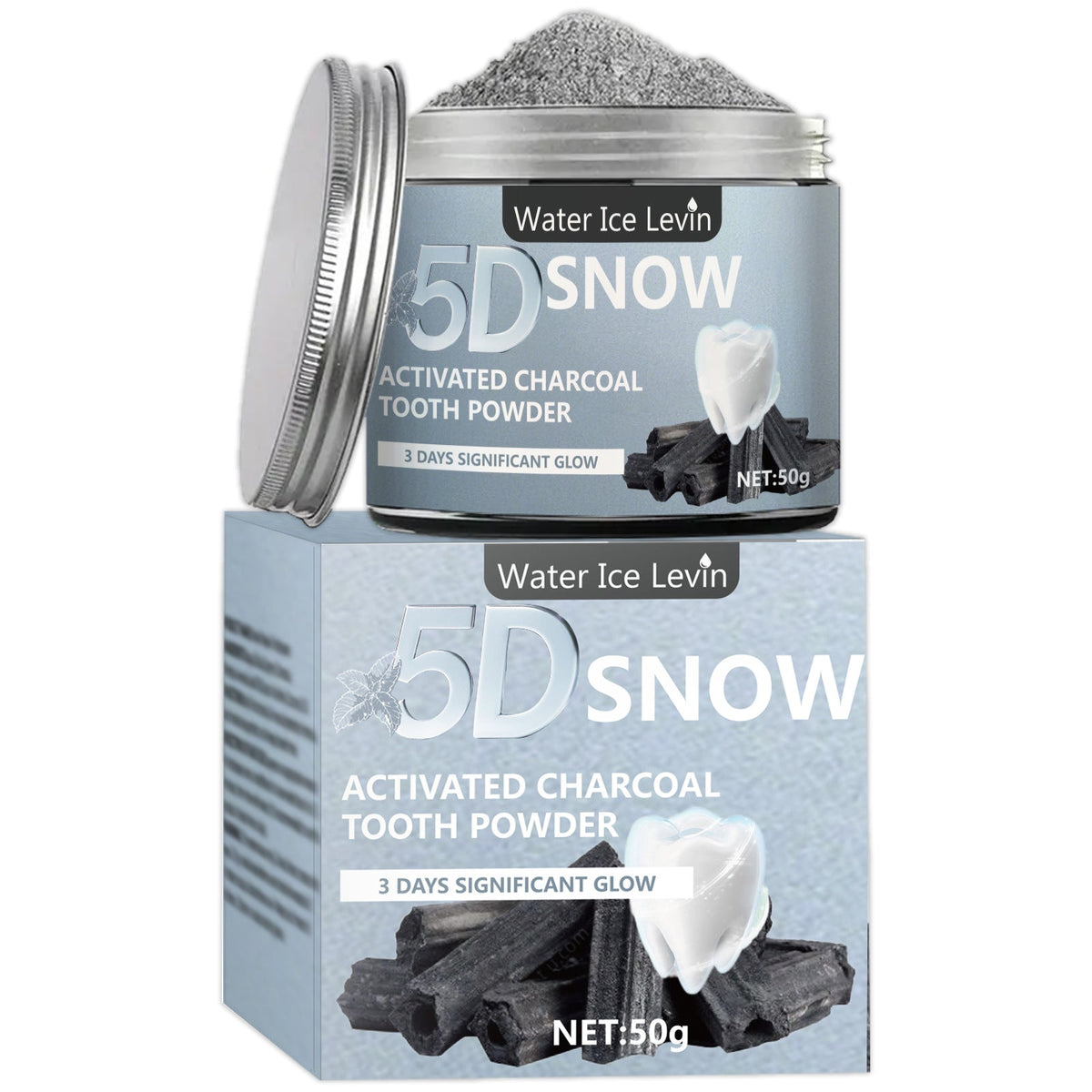 Deep-Cleaning Oral Care Activated Charcoal Tooth Powder