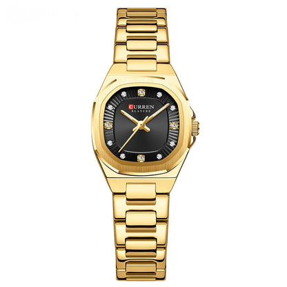 Business-Casual Womens Rhinestone Watch