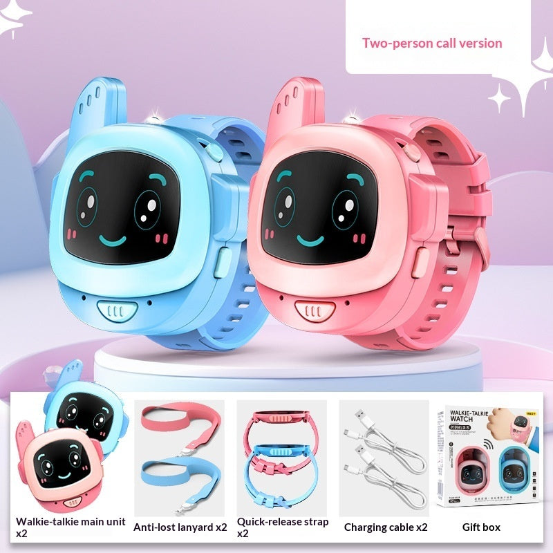 Kids Watch Intercom With Sliding Cover Multi-functional