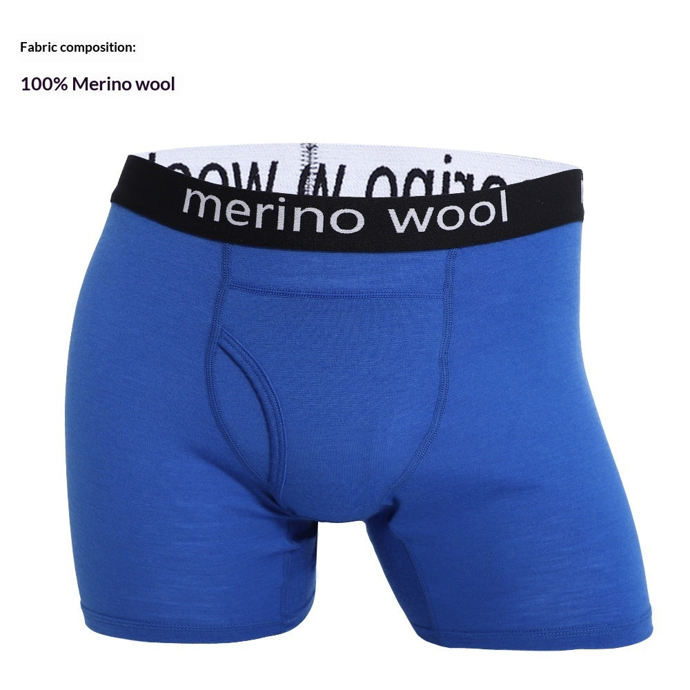 Mens Merino Wool Athletic Boxer Briefs