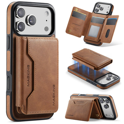 Magnetic Wireless Charging Phone Case Protective Leather Cover