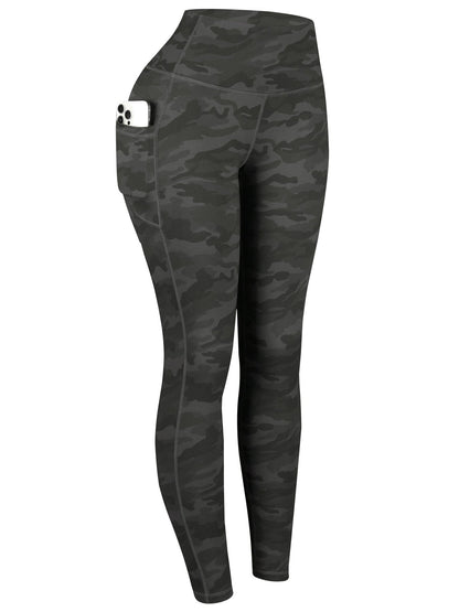 Solid-color Side-pocket Running And Yoga Pants With A Bare-feel Fit