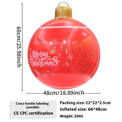 Inflatable Christmas Ball Outdoor Garden Christmas Decorations