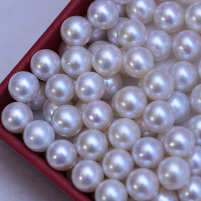 Flawless White Pearl Stud Earrings