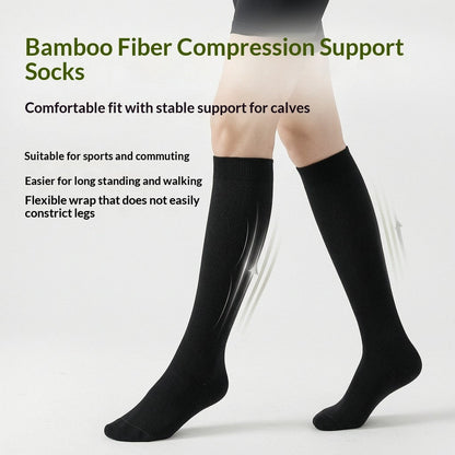 Womens Casual Bamboo Fiber Compression Socks