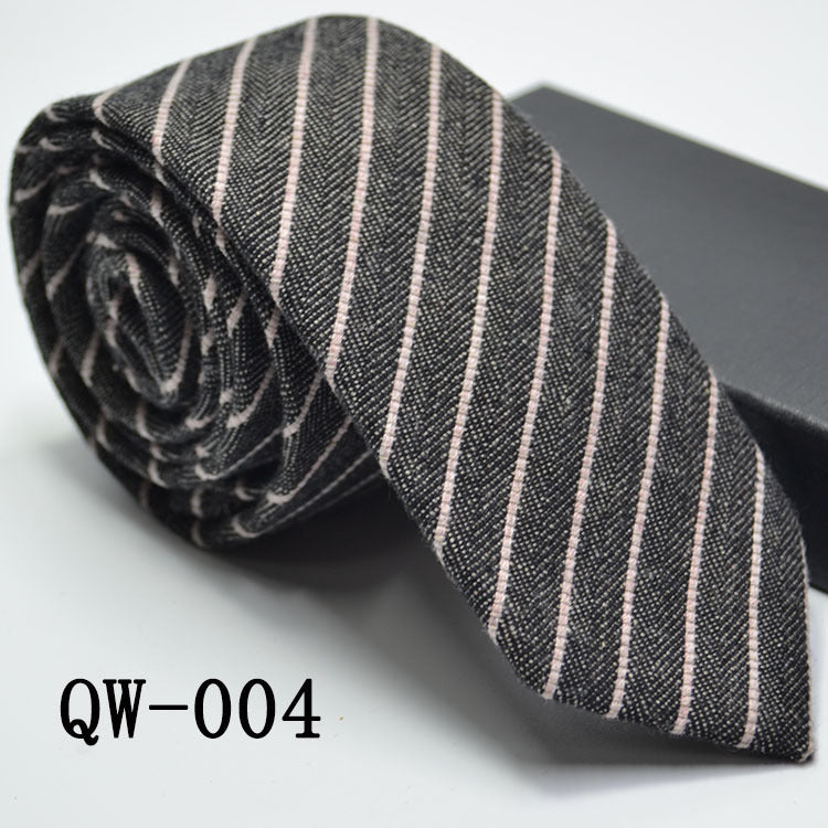 Men's Super Narrow Wool-like Elegant Tie