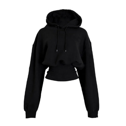 Retro Hooded Pullover Sweatshirt Top