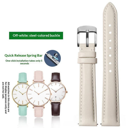 Full-grain Plain-weave Cowhide Compatible With Straps From Multiple Brands