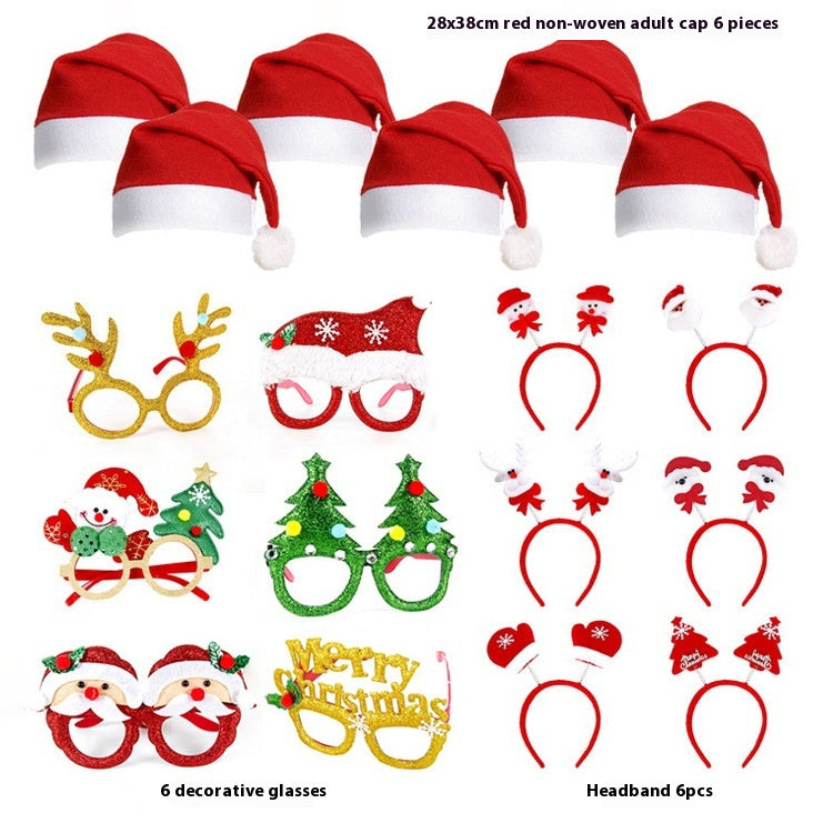 Christmas Decorations Glasses Suit