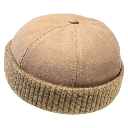 Autumn Winter Deerskin Velvet Beret Hat