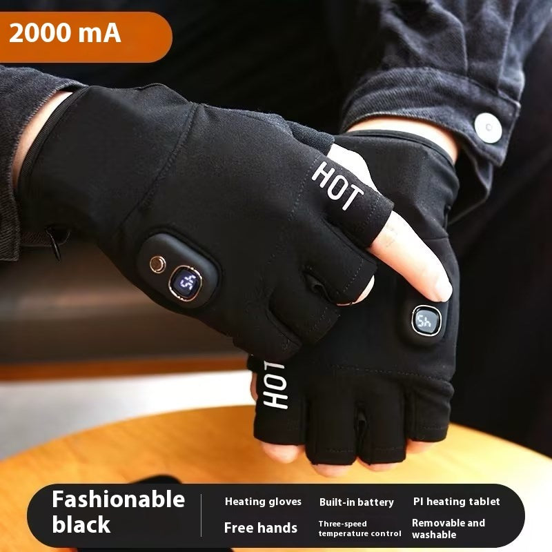 Winter Warm Windproof Electric Heating Gloves
