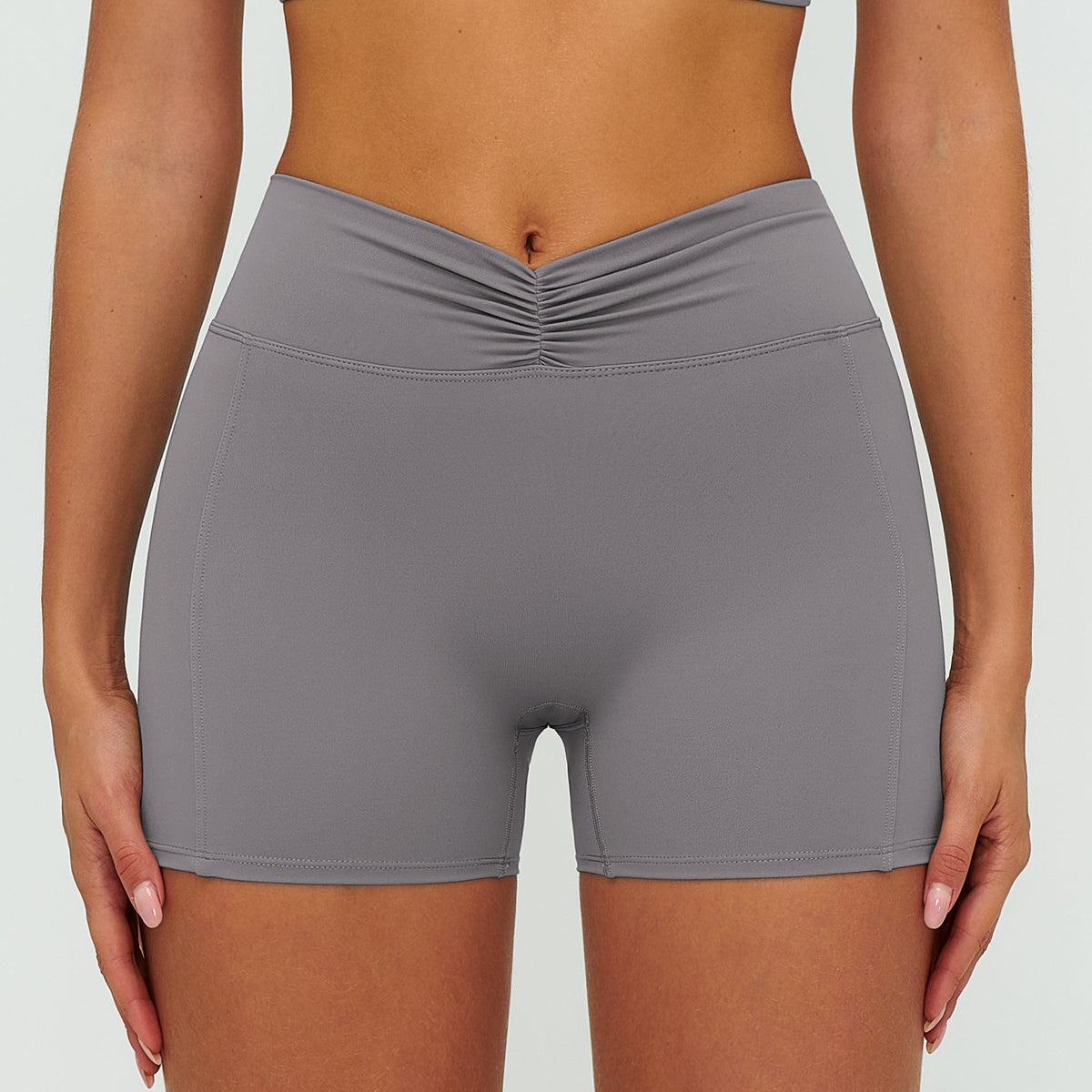 Fashionable Casual Brushed Yoga Shorts For Women
