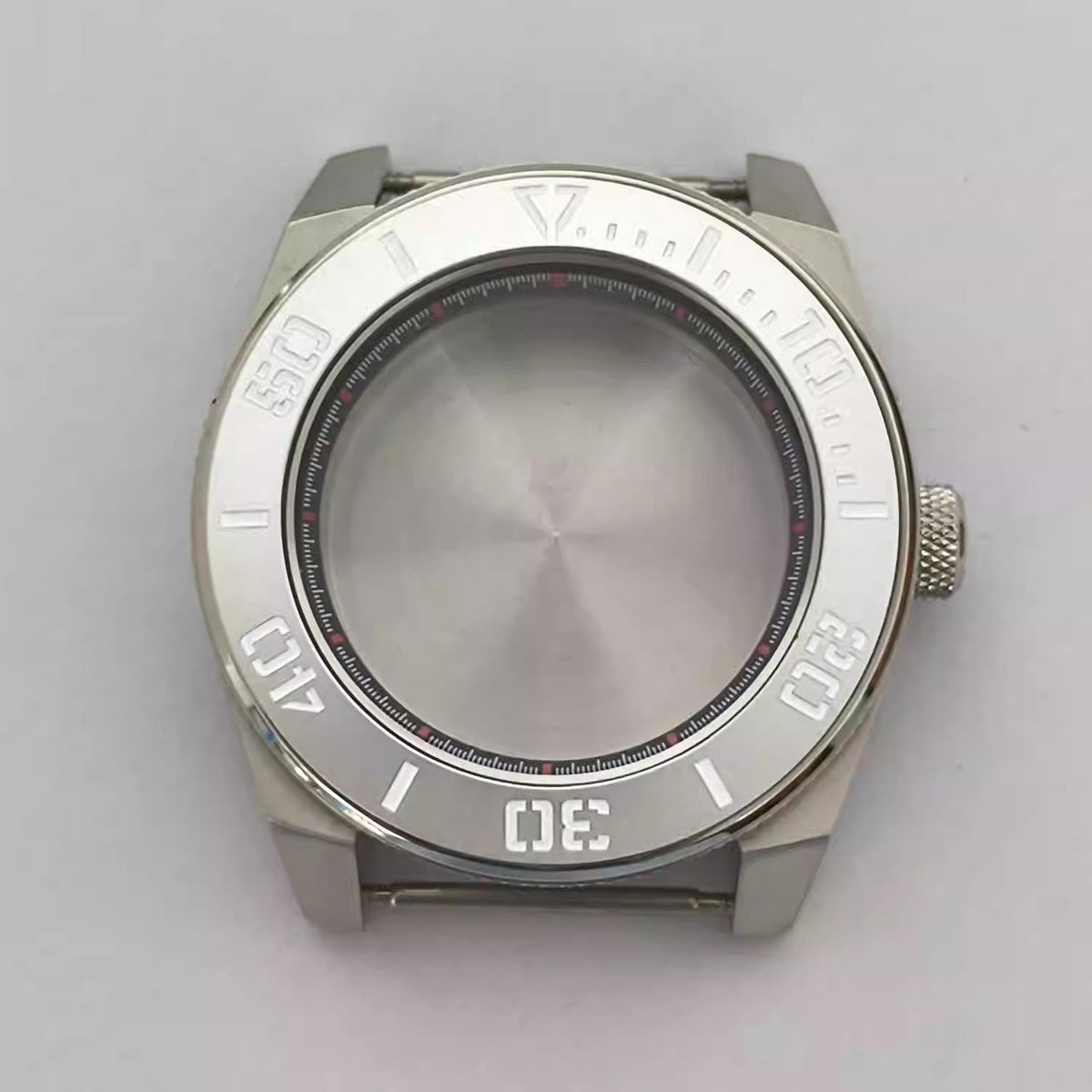 43mm 316 Stainless Steel Aluminum Bezel Watch Case Accessory