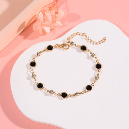 Stylish Personalized Accessory Colorful Crystal And Rhinestone Bracelet