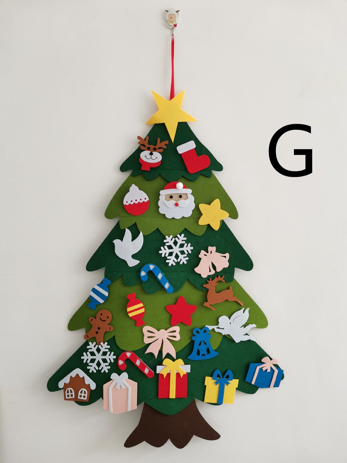 DIY Felt 3D Christmas Tree Decor