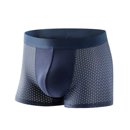 Summer Breathable Ice Silk Men's Boxer Briefs