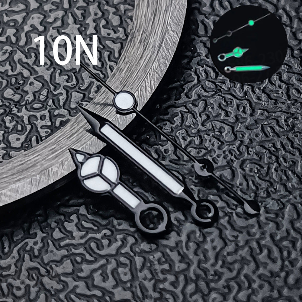 NH35 Hands, Vintage Green Luminous Watch Hands