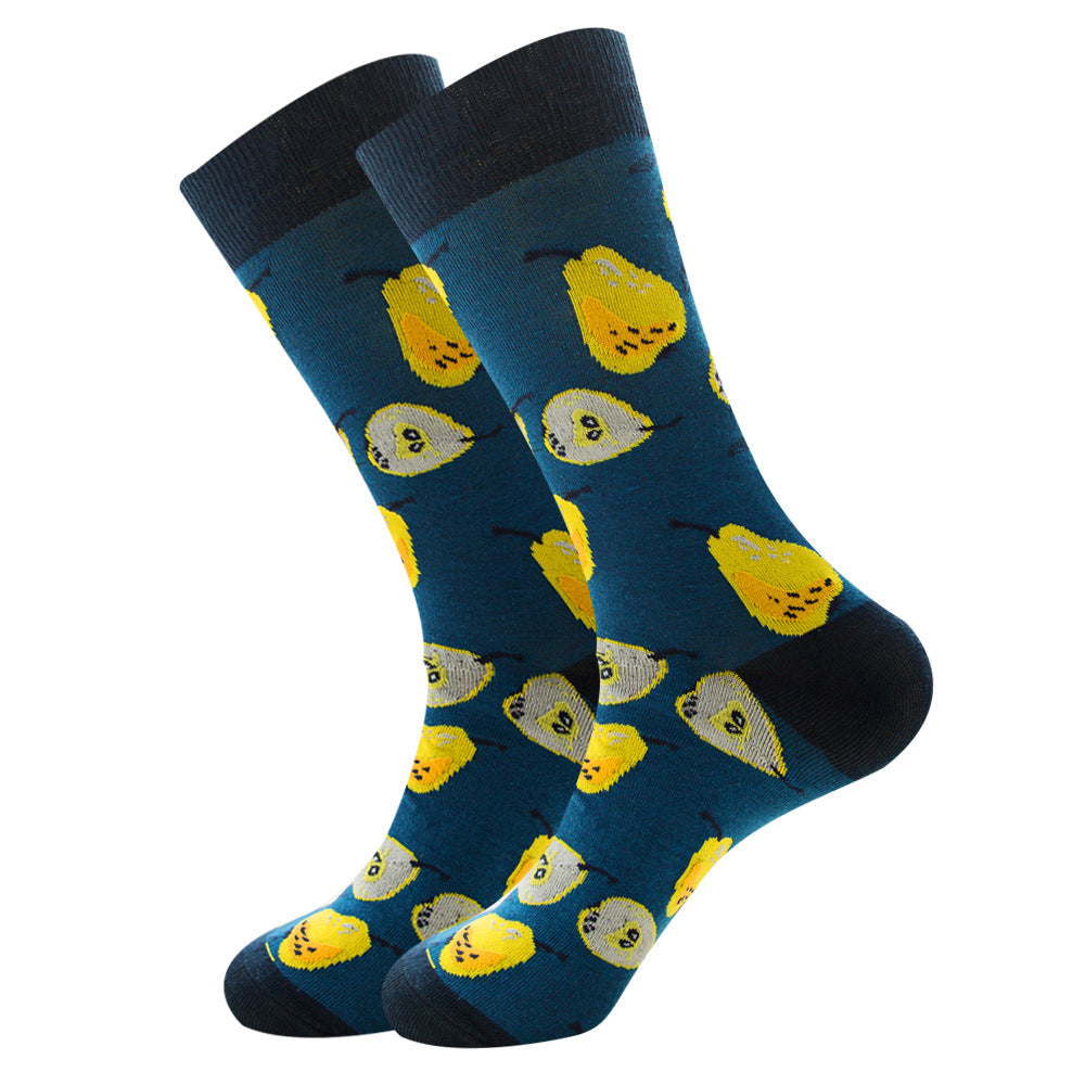 Geometric Fruit Women Socks Street Trend