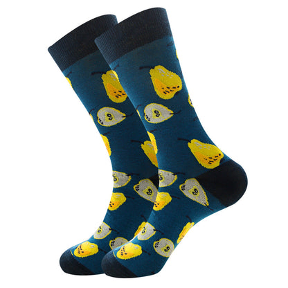 Geometric Fruit Women Socks Street Trend