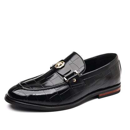 Men's Plus Size Plaid Casual Loafers