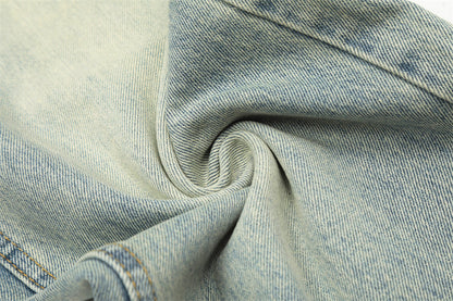 Fashion Light Color Washed Jeans Men
