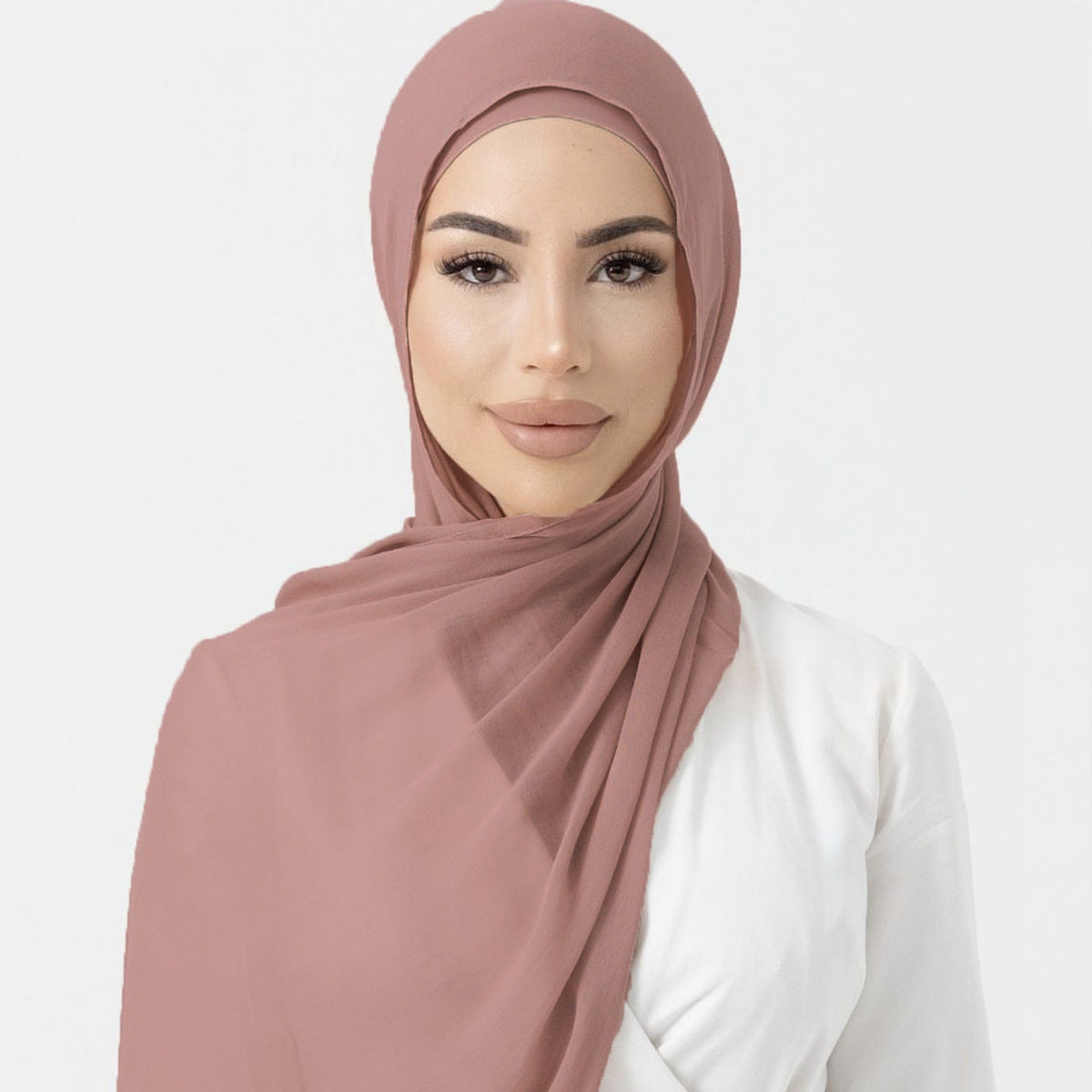 Modal Solid-color Thin-edged Breathable Headscarf
