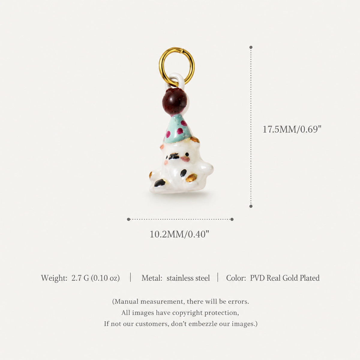 Animal Puppy Series Zircon Pendant