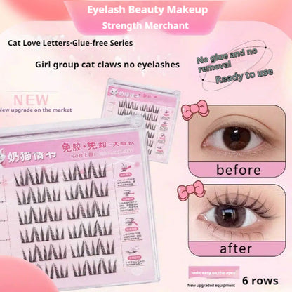 Self-adhesive False Eyelashes Lazy High Quality Soft Eyelashes