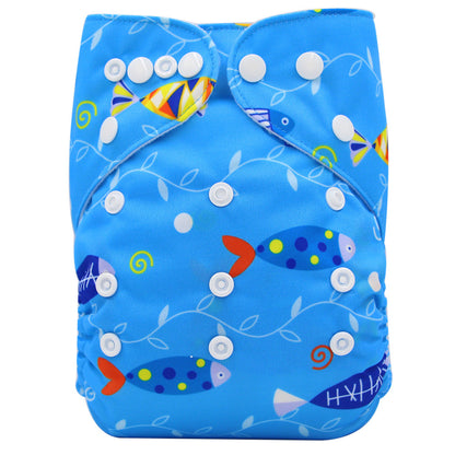 Washable Baby Cloth Diaper Breathable Diaper Pants 0-3 Years Old Baby Adjustable Diaper Leak-proof Diaper