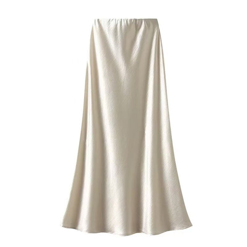 HQ Acetate Satin Skirt For Women