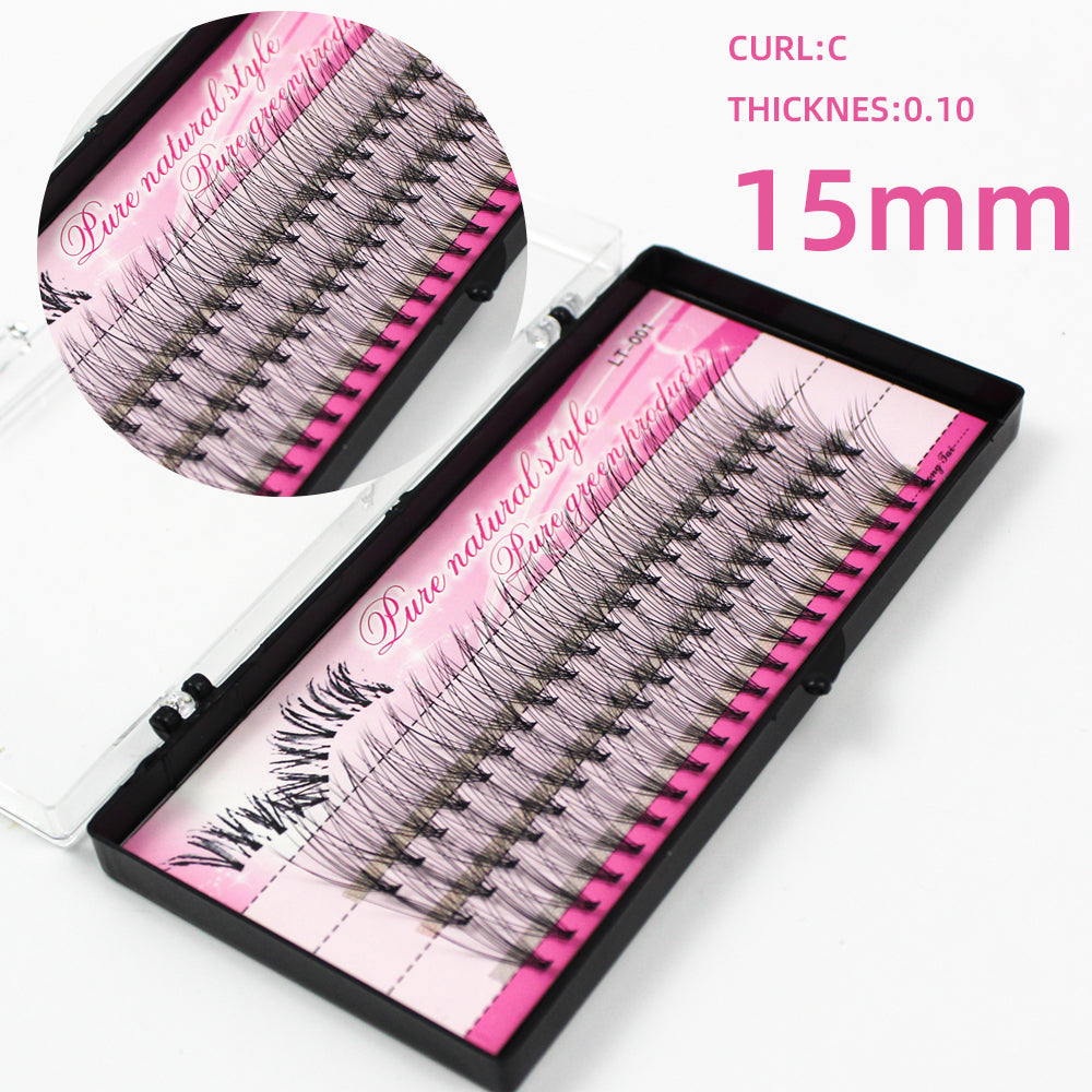 Single Eyelashes, Hairy Chicken Paw Hairs, Grafted Eyelashes, A Cluster Of 10 Self-grafted, Inoculated False Eyelashes