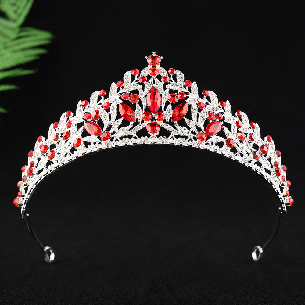 Alloy Rhinestone Princess Birthday Crown Photo Studio Hair Accessory